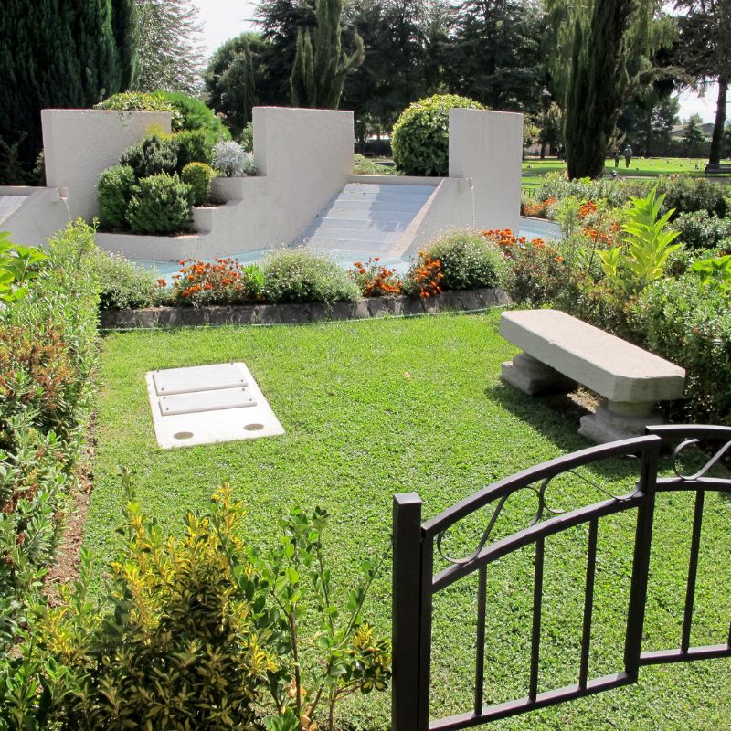 Sepultura tipo Jardín Privado en cementerio parque Sendero Temuco
